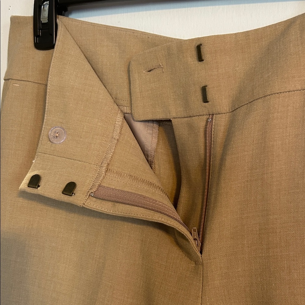 Ann Taylor Tan Pull-On Stretch Dress Pants - Picture 3 of 4